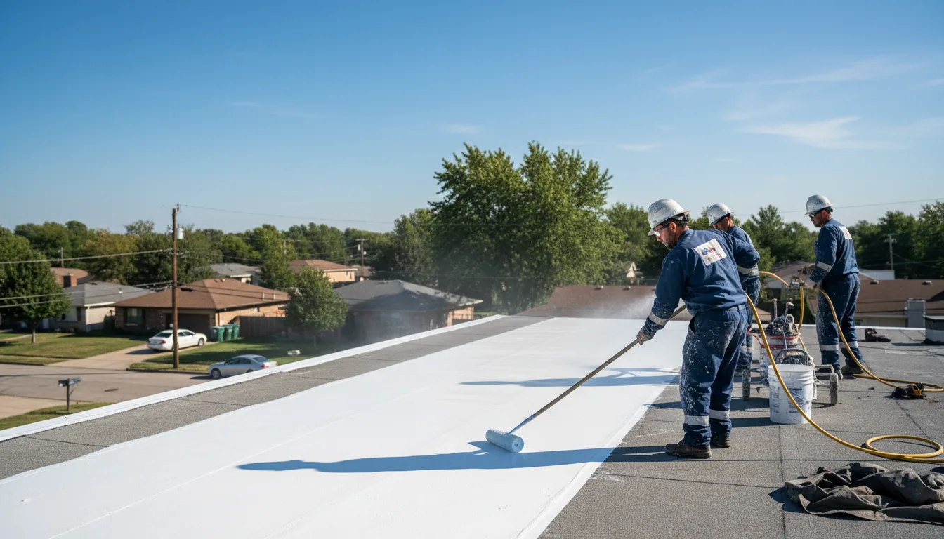 Commercial roof coating in Mora, MO near me